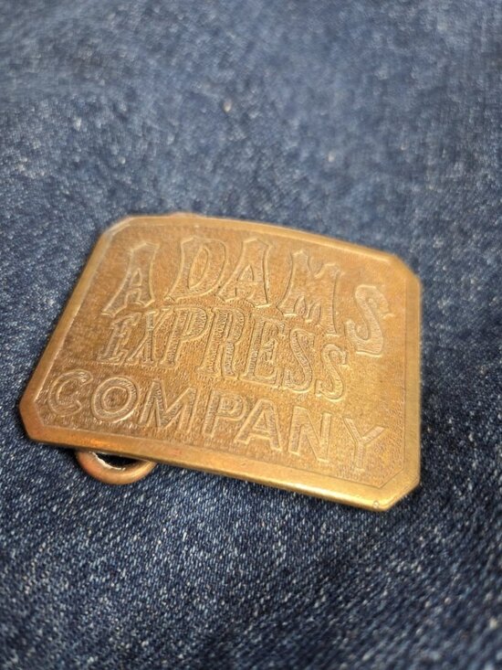 Adams Express Company by Tiffany Co New York Solid Brass Belt Buckle main image 9